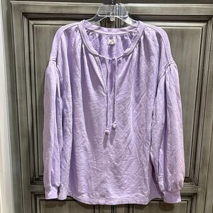 Aerie Light Purple Women's Blouse
